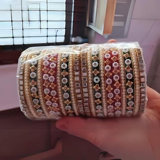 Bridal Combo Bangles Chuda Set: Elegance Simplified