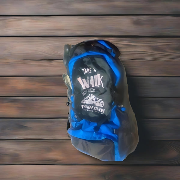 60L Blue Colour Camping and Travelling Rucksack Bag for Outdoor Sports, Hiking, and Trekking