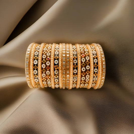 Bridal Combo Bangles Chuda Set: Elegance Simplified